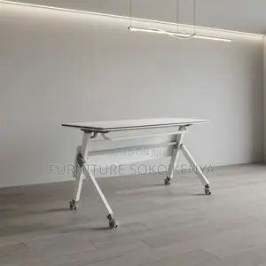Office Table; Foldable Modern Rectangular Writing Desk