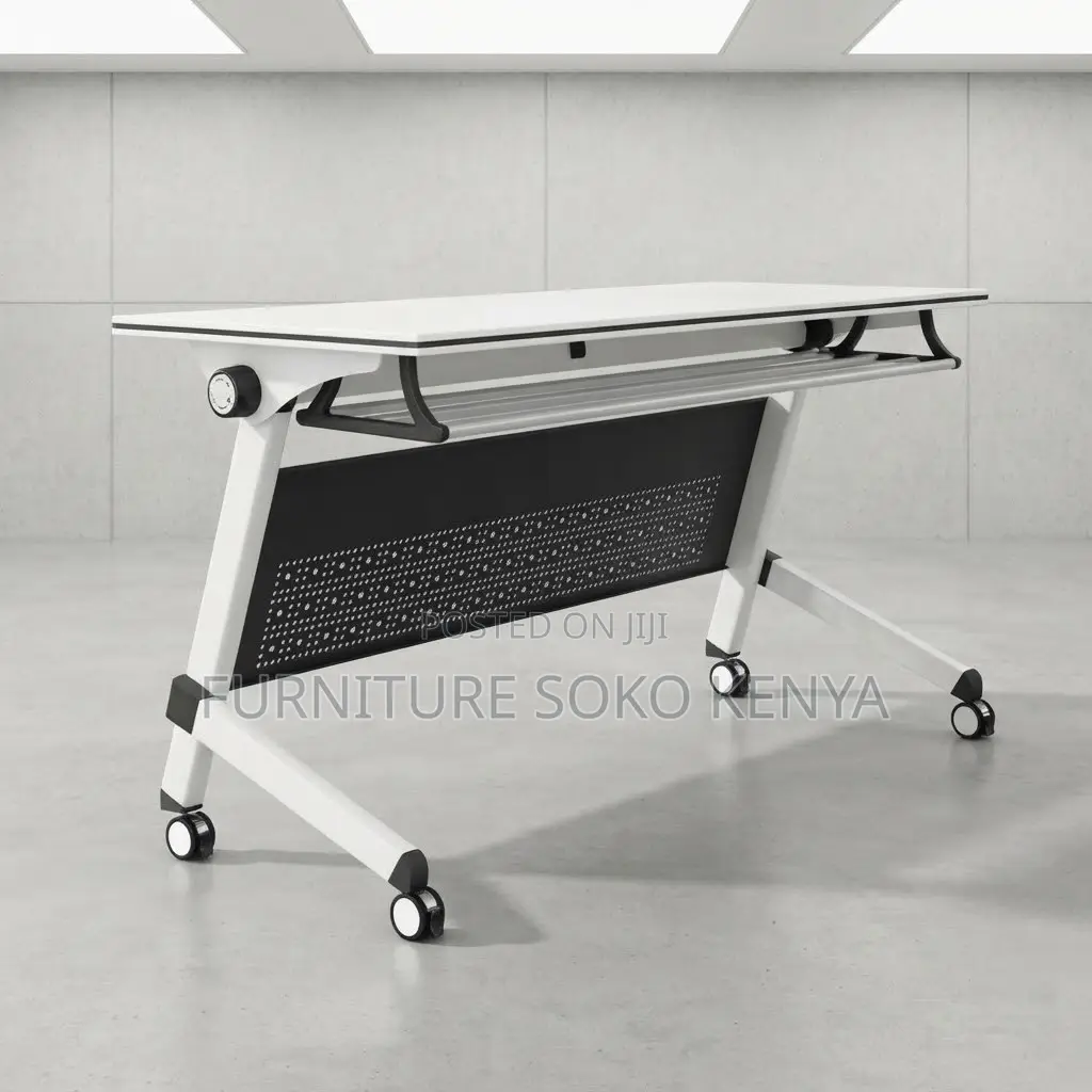 Office Table; Foldable Modern Rectangular Writing Desk