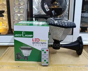 JSOT LED Solar Garden and Gate Post Light With a Remote Control.