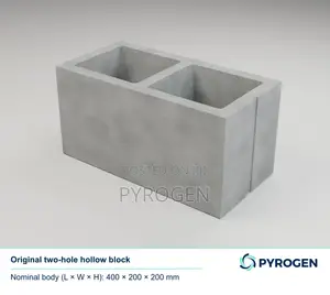 Pyrogen Hollow Blocks - Low-Carbon Biochar Concrete