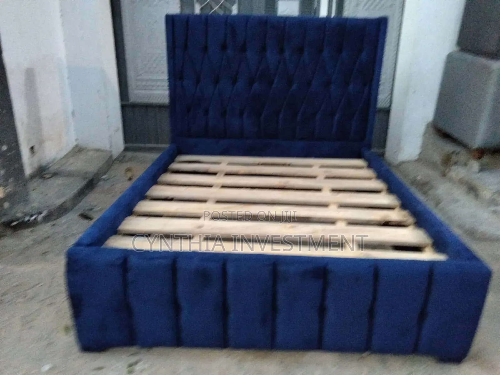 5 by 6 Chester Bed (Blue) New