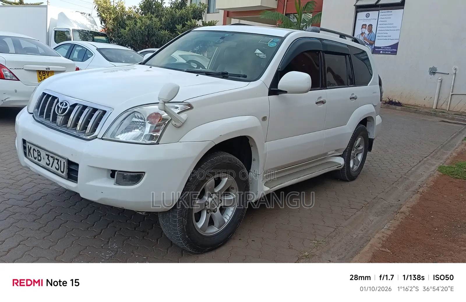 Toyota Land Cruiser 2007 White