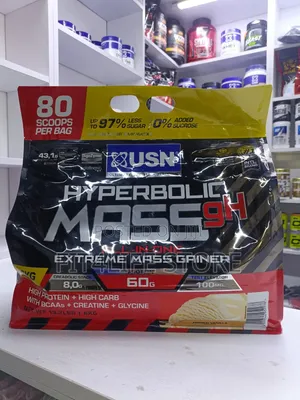 USN Hyperbolic Mass gH – Extreme Mass Gainer 6kg | 60g Protein