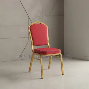 Office Chair: Modern Gold Metal Dining Chair