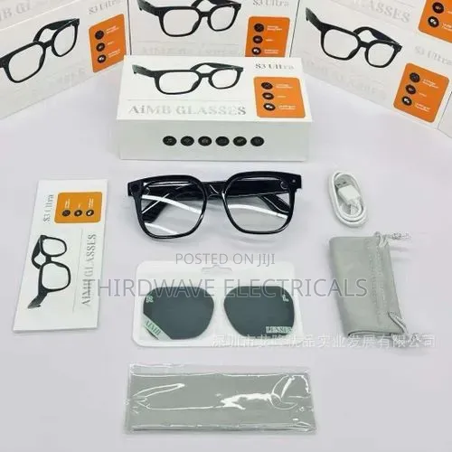 Quality S3 Smart AI Glasses With Wifi/Camera BT