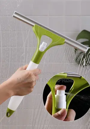 2-in-1 Window Cleaner With Sprayer - Purple
