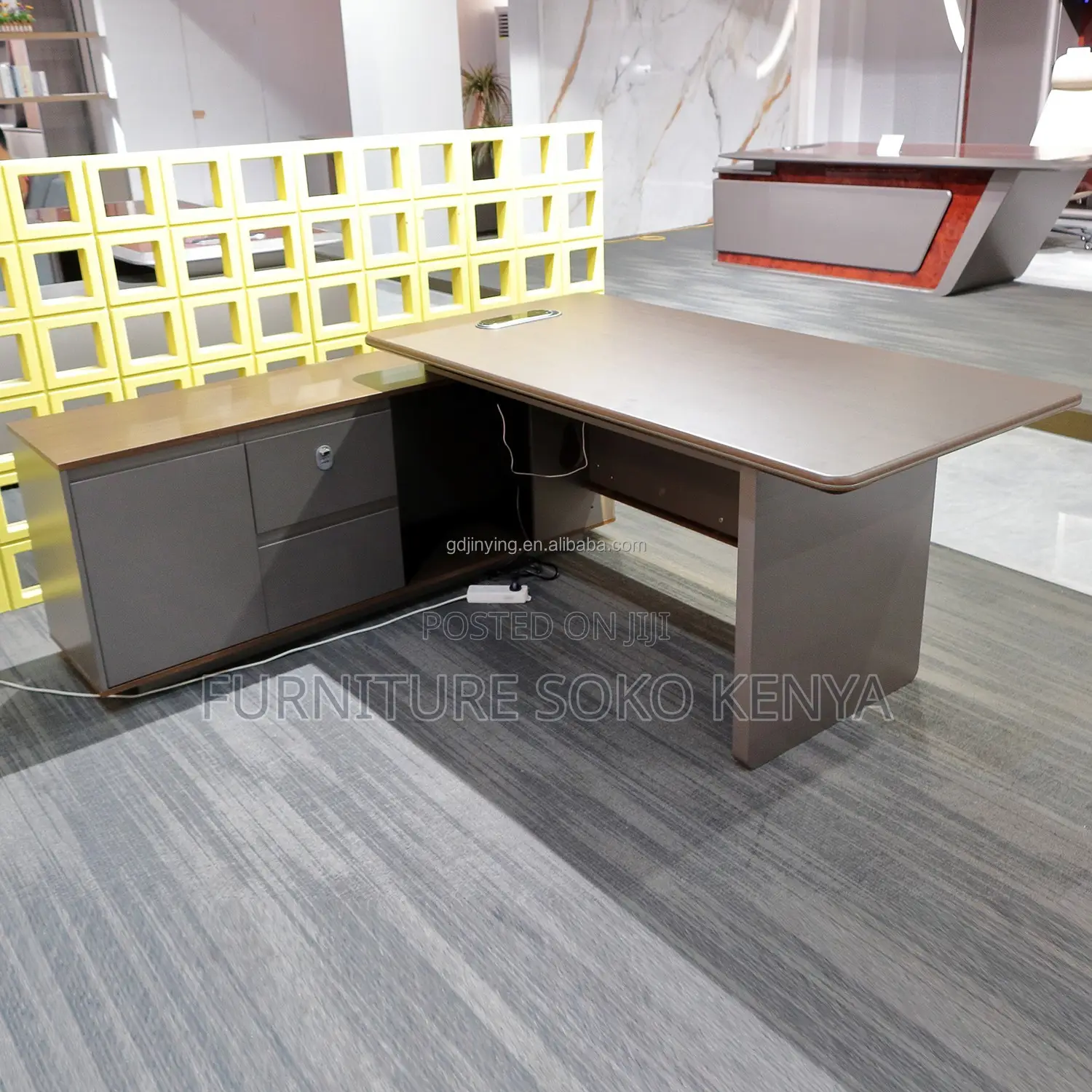 Office Desk; 1.6M Modernized Executive Office Desk