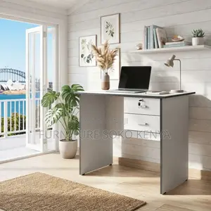 Office Desk; 1200mm Cherry Brown Clerical Study Desk