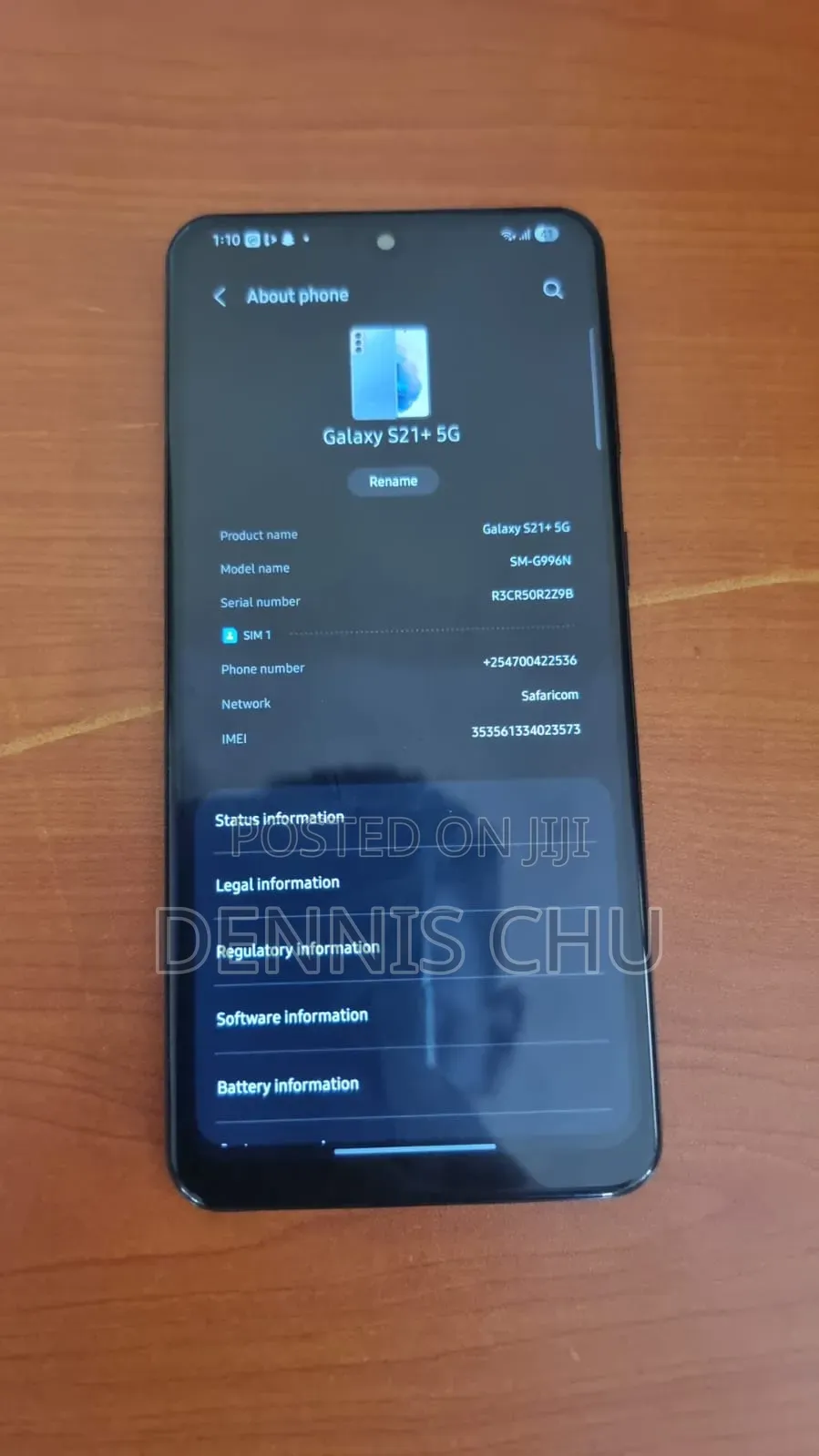 Samsung Galaxy S21+ 5G 128 GB Purple