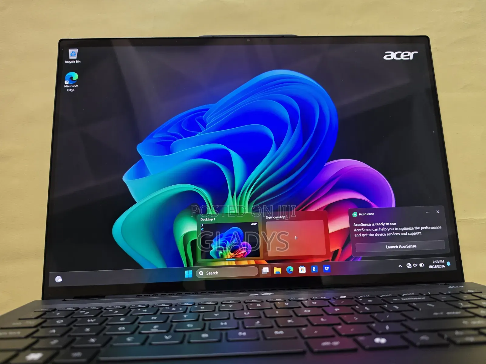 New Laptop Acer 16GB Intel Core Ultra 7 SSD 1T