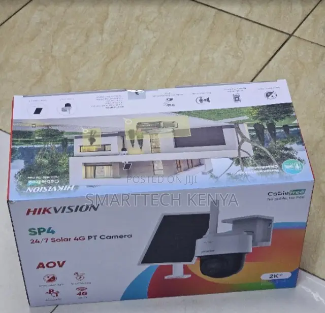 4MP Hikvision Security Camera With Solar Panel for Easy Charging