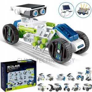 12-in-1 DIY Solar Powered Robot Kit – Educational STEM Science Toy