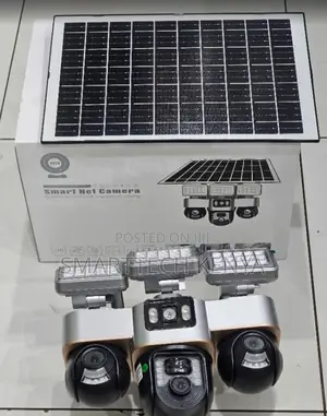Smart 4G VTS 30 Triple Lens Solar Powered CCTV Camera