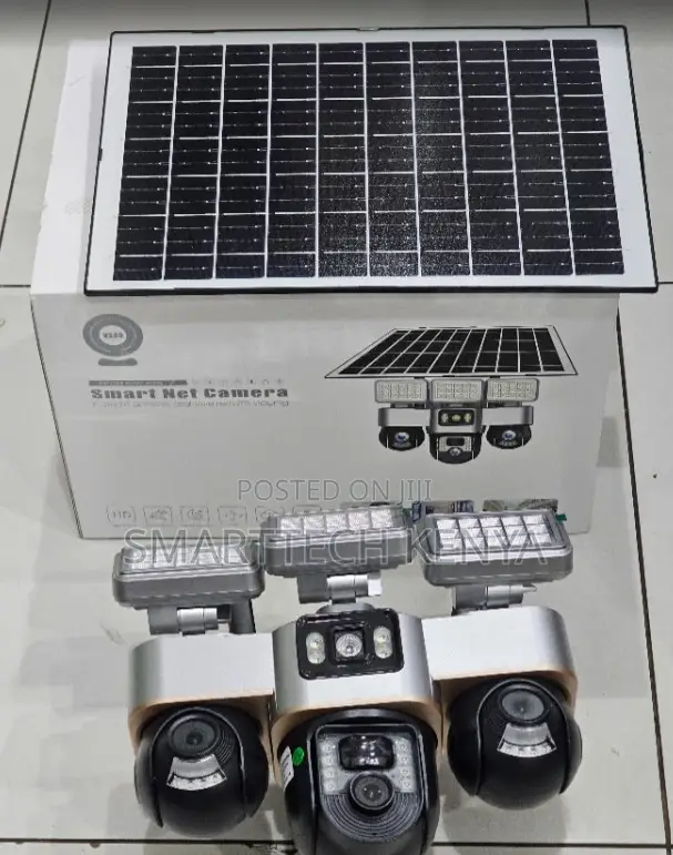 Smart 4G VTS 30 Triple Lens Solar Powered CCTV Camera
