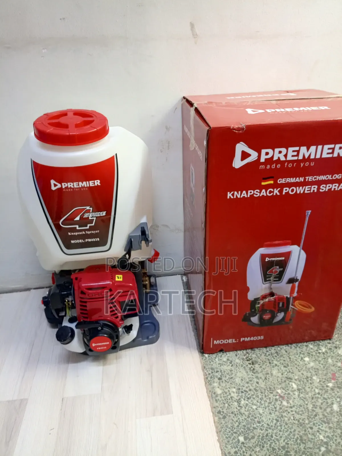 Premier 4-Stroke Engine-Driven Backpack Chemical Knapsack Sprayer