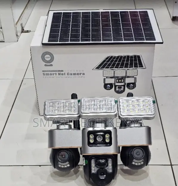 VTS 30 4G Solar PTZ Camera – 3 Lens Security Camera