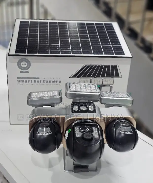 VTS 30 4G Triple Lens Camera With Powerful Solar Floodlights