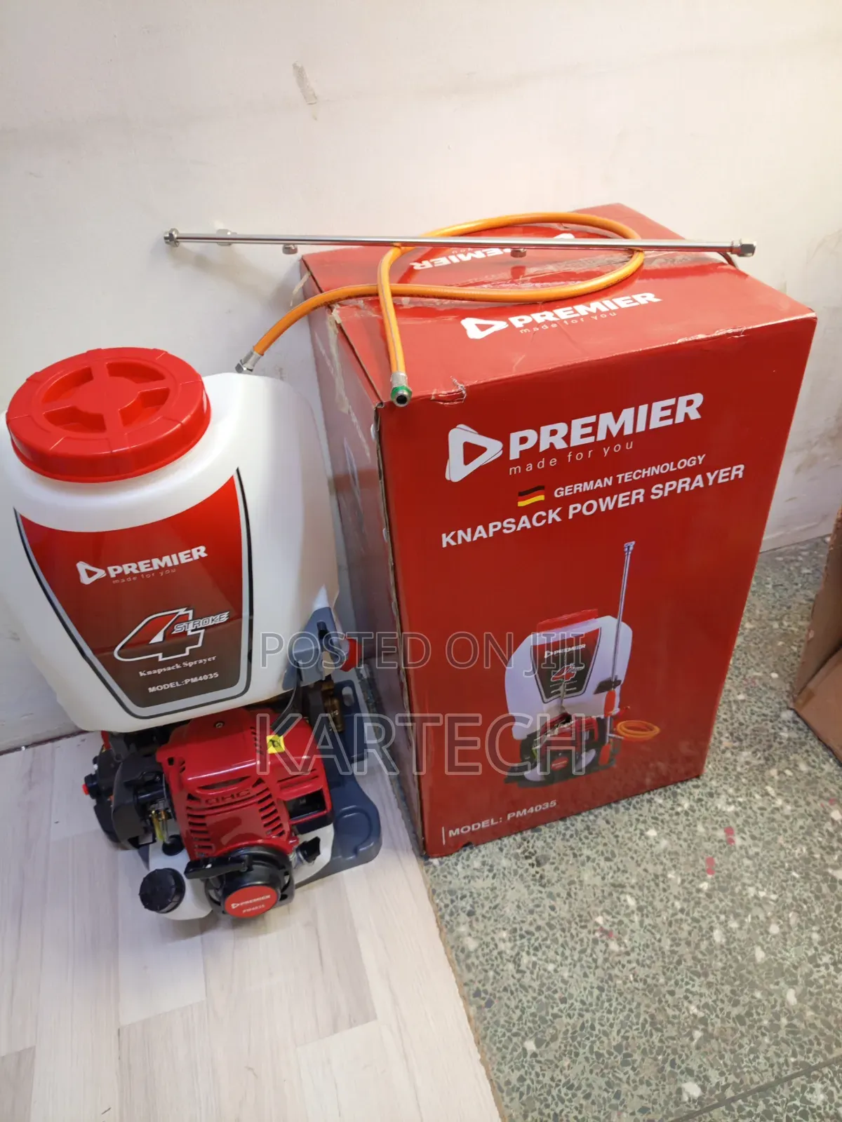 Premier 25Ltrs PM4035 4-Stroke Engine-Driven Backpack Chemical Sprayer