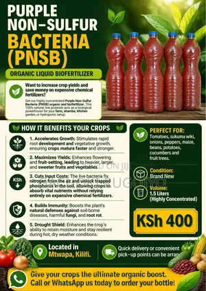 Organic PNSB Biofertilizer & Booster (1.5 Liters) – Boost Farm Yields!