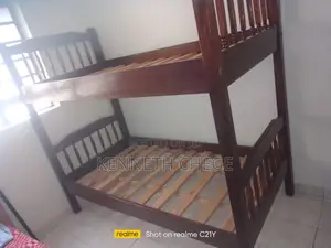 Hardwood Double Decker Bunker Bed