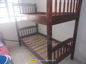 Hardwood Double Decker Bunker Bed
