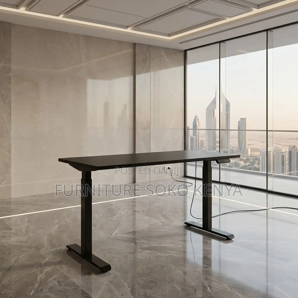 Office Desk; 1.2M Adjustable Height Electric Table