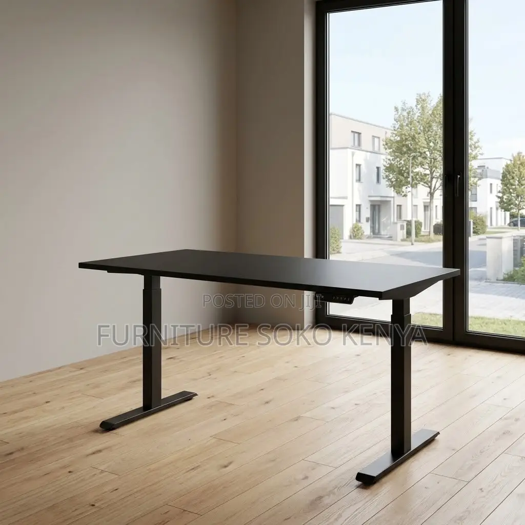 Office Desk; 1.2M Adjustable Height Electric Table