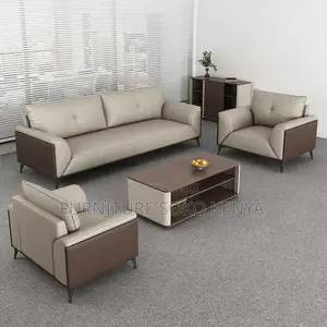 Lounge Set : Modern 5-Seater Office Lounge Sofa Set