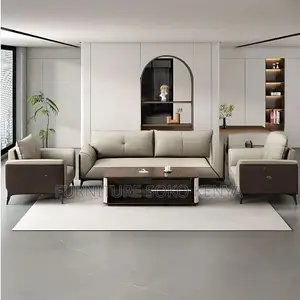 Lounge Set : Modern 5-Seater Office Lounge Sofa Set