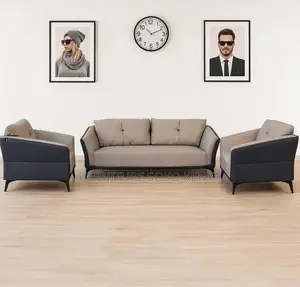 Lounge Set : Modern 5-Seater Office Lounge Sofa Set