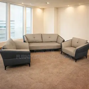 Lounge Set : Modern 5-Seater Office Lounge Sofa Set
