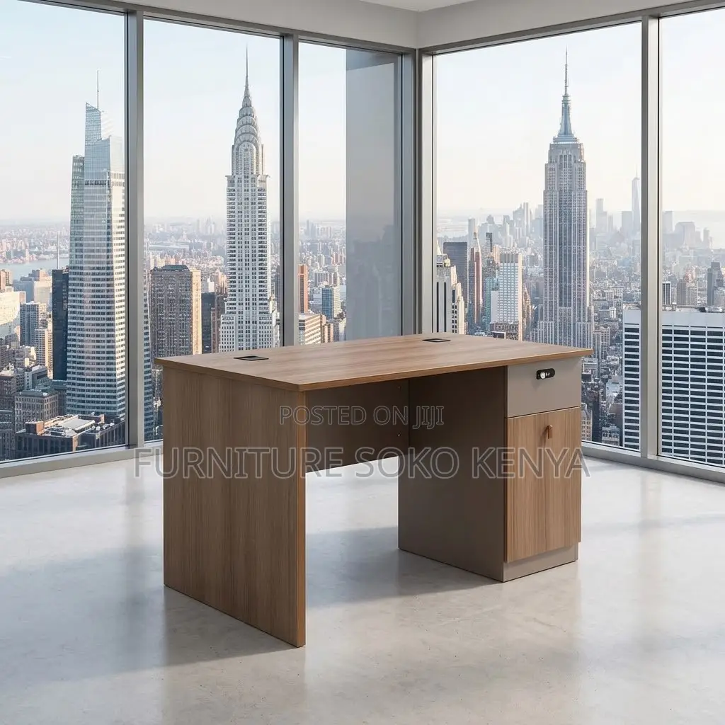 Office Desk; Hardwood 1400mm Executive Advanced Desk