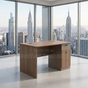 Office Desk; Hardwood 1400mm Executive Advanced Desk