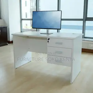 Study Desk : 0.9M White Office & Study Desk