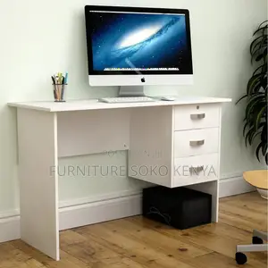 Study Desk : 0.9M White Office & Study Desk
