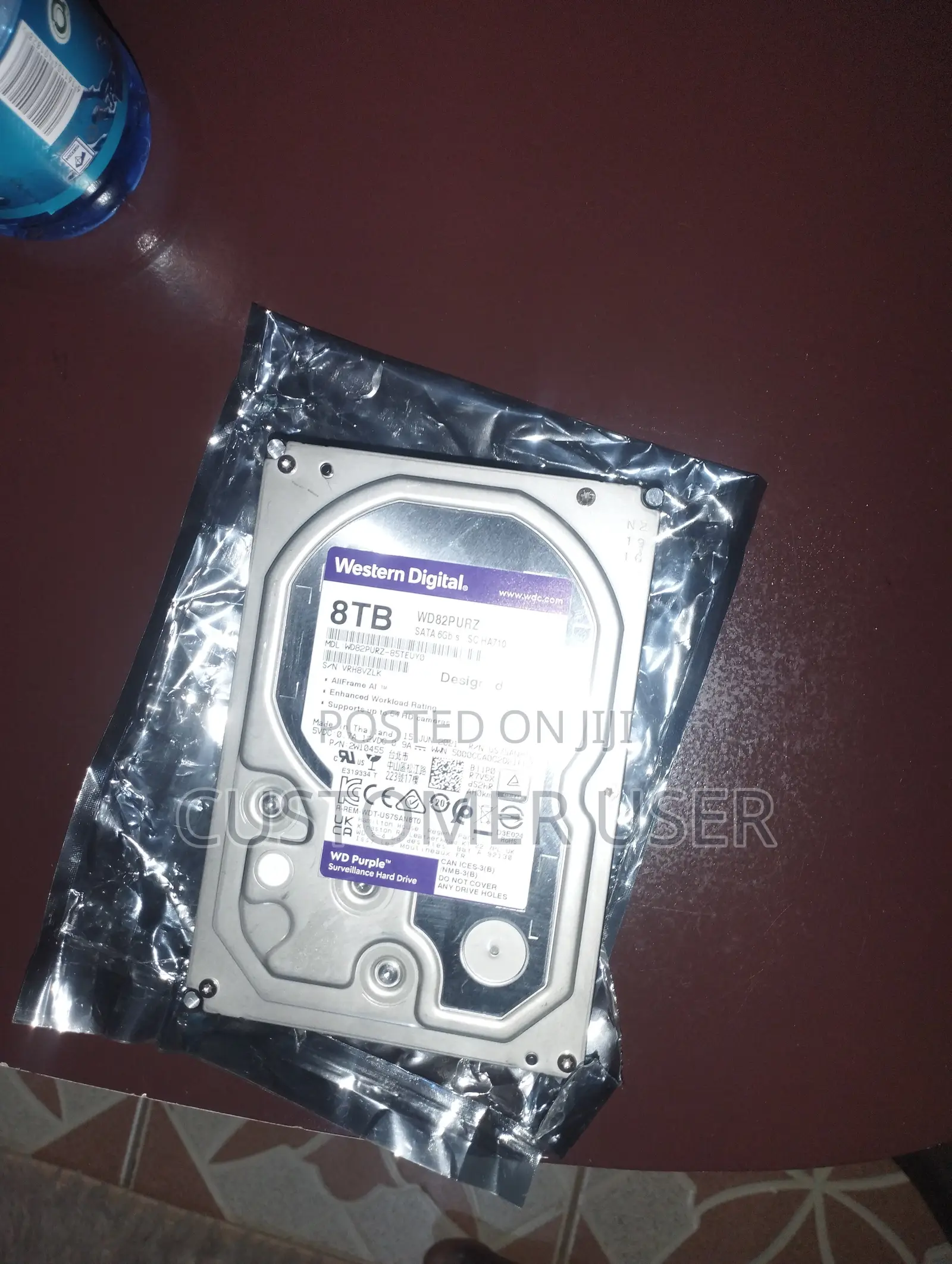 8 TB WD Purple Surveillance HDD