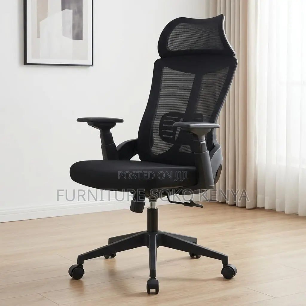 Task Chair : Ergonomic High-Back Mesh Office Chair