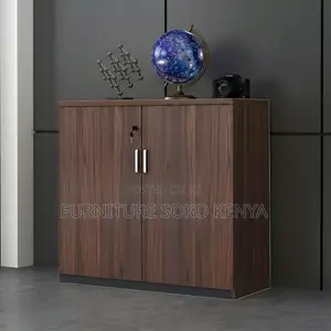 Credenza Cabinet : Engineered Wood Two-Door Cabinet