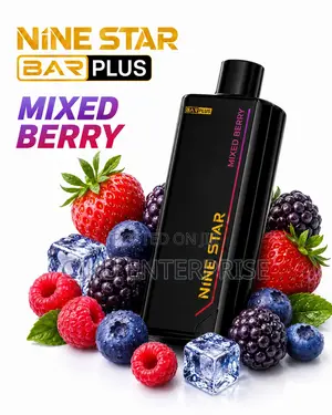 Nine Star Mixed Berry Kit Disposable Vape Smooth 20,000 Puffs