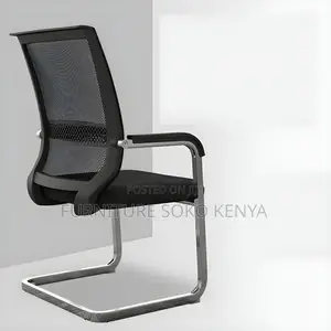 Office Chair : Modern Mesh Cantilever Office Visitor Chair