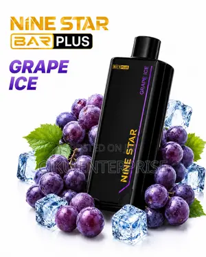 Nine Star Grape Ice Kit Disposable Vape Smooth 20,000 Puffs