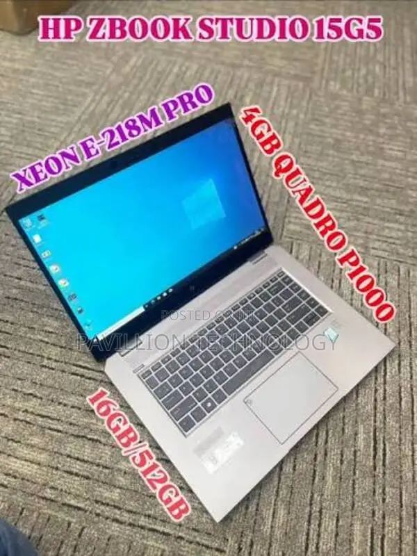 Laptop HP ZBook Studio G5 16GB Intel Core i7 SSD 512GB