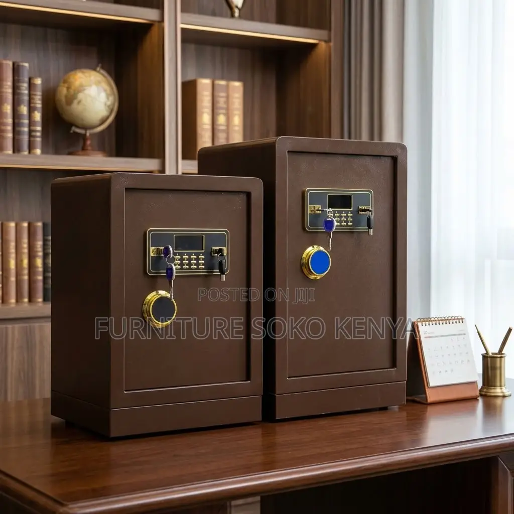 Office Safe : Heavy-Duty Digital and Key-Locked Fireproof Safe