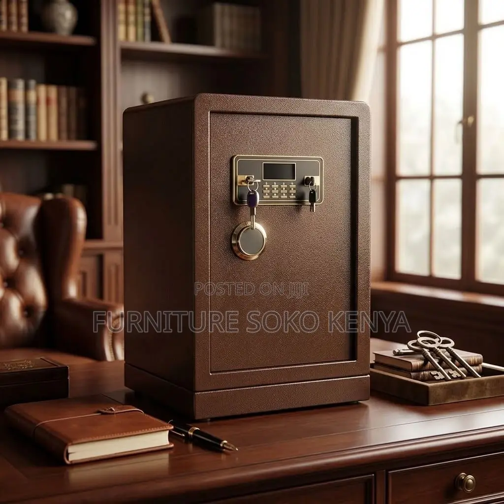 Office Safe : Heavy-Duty Digital and Key-Locked Fireproof Safe
