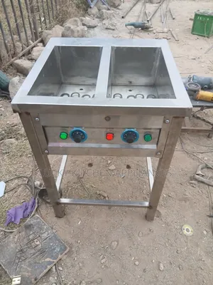 Quality Pure Stainless Steel Double Fryer.