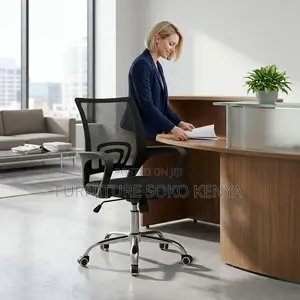 Task Chair : Mid-Back Clerical Mesh Office Chair