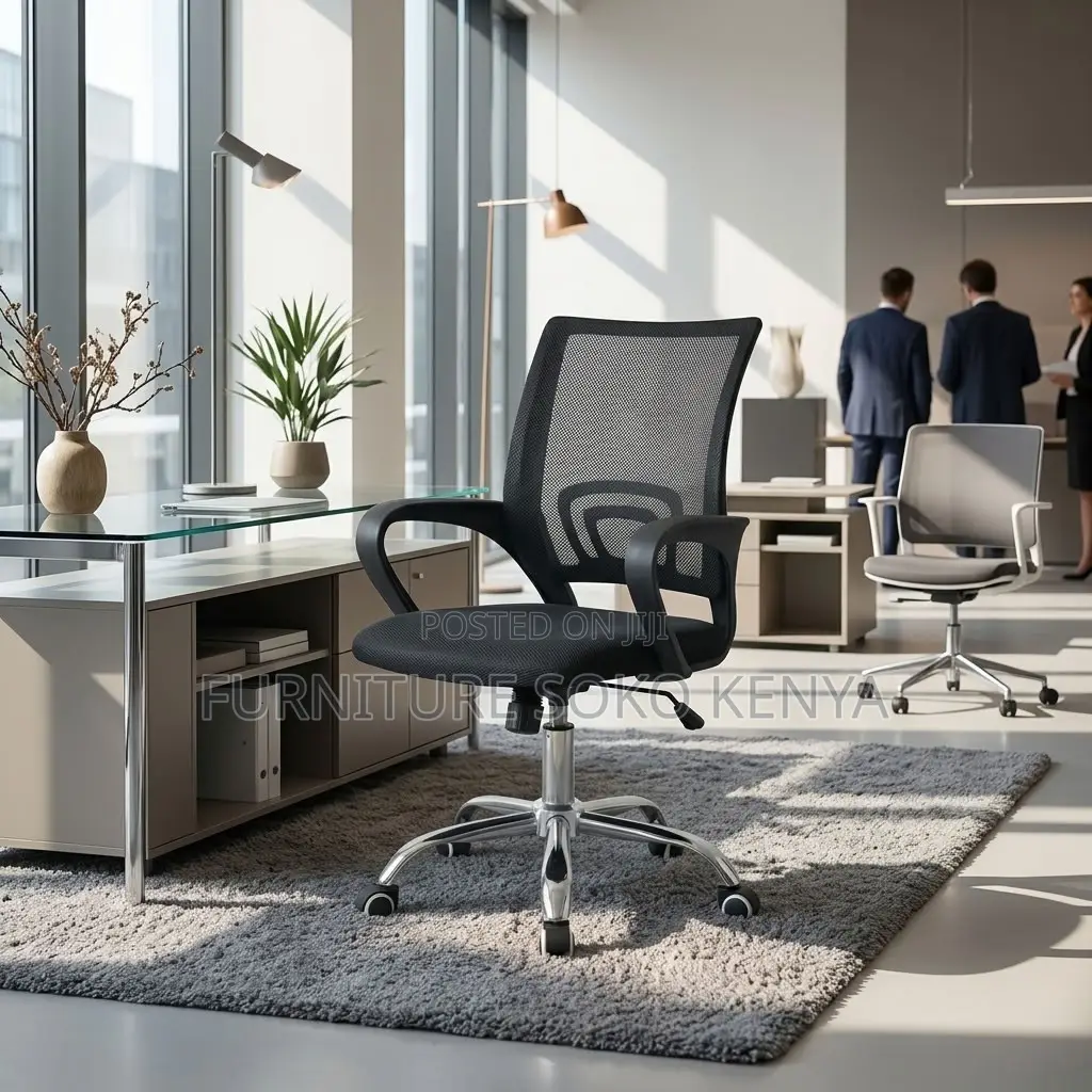 Task Chair : Mid-Back Clerical Mesh Office Chair