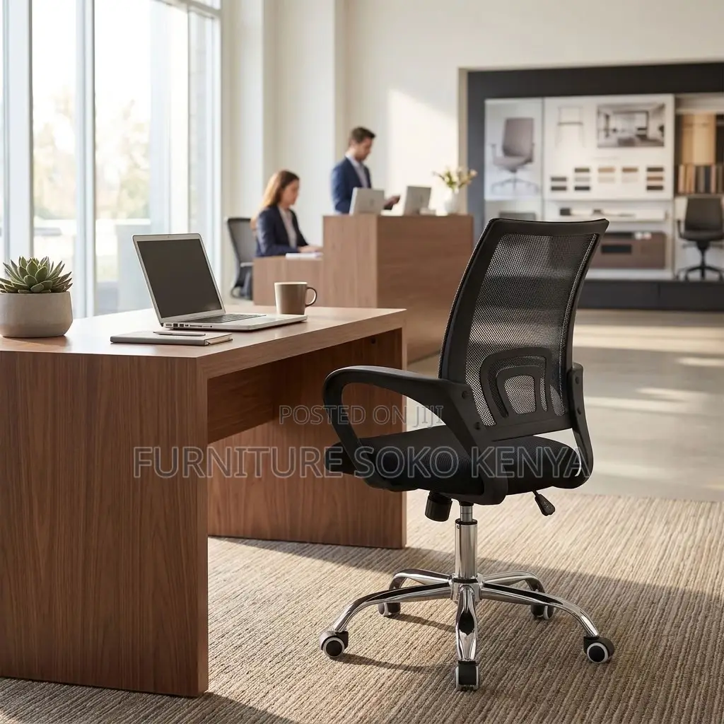Task Chair : Mid-Back Clerical Mesh Office Chair