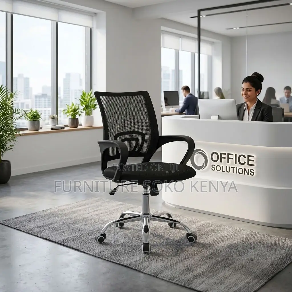 Task Chair : Mid-Back Clerical Mesh Office Chair
