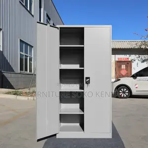 Storage Cabinet : 2-Door Metal Storage Cabinet With Locks